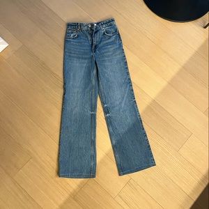 Zara wide leg jeans perfect condition size 4